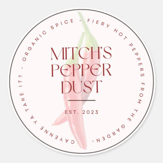 Pegatina personalizado (Anverso)