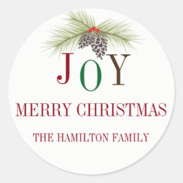 Pegatina personalizado ALEGRÍA colorida