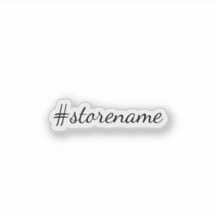 Pegatina Personalizado # Almacenar el nombre en curvo
