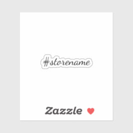 Pegatina Personalizado # Almacenar el nombre en curvo