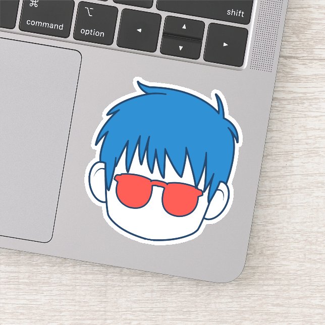 Pegatina personalizado Anime (Detalle)