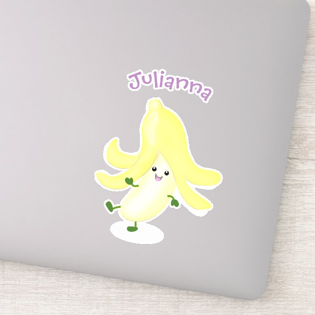 Pegatina Personalizado bananero Cute kawaii (Detalle)