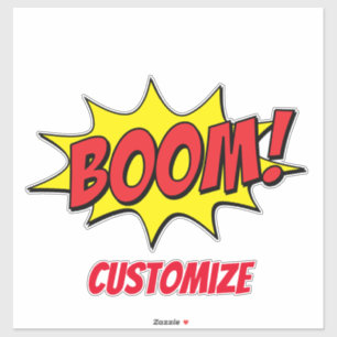 Pegatina Personalizado Boom Thunder_Cove