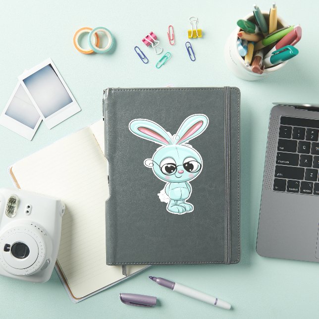 Pegatina Personalizado Bunny Cute Kawaii (Funda para iPad)