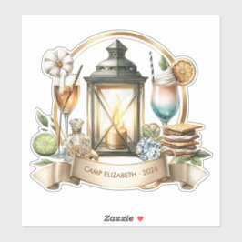 Pegatina Personalizado Camp Bride Orgullo fin de semana