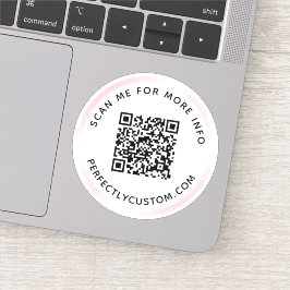Pegatina Personalizado código QR Analizar para más informac