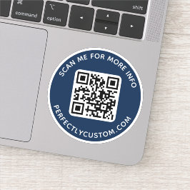 Pegatina Personalizado código QR Escanearme para más inform