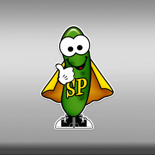 Pegatina Personalizado Cutie Vinyl Super Pickle