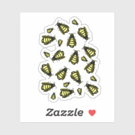Pegatina Personalizado de Abejas de Abejas de Cuta