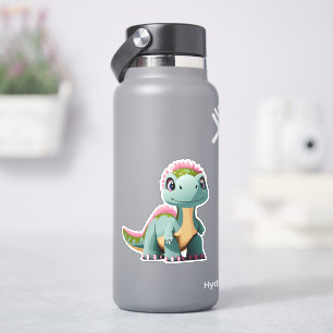 Pegatina Personalizado de bebé lindo Dinosaurio