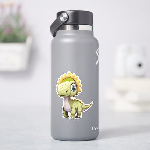 Pegatina Personalizado de bebé lindo Dinosaurio