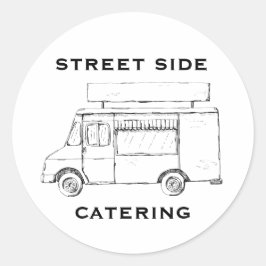 Pegatina Personalizado de Camión de Comida