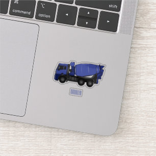 Pegatina Personalizado de camión de transporte de mezcla de