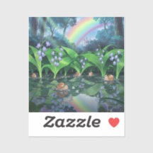 Personalizado de caracol arcoiris