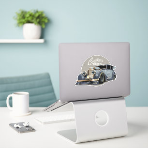 Pegatina Personalizado de ciencia ficción retro