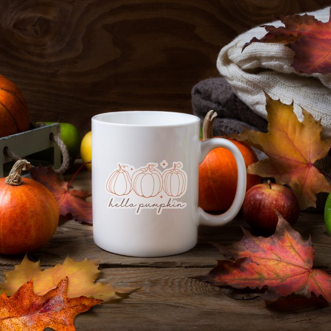 Pegatina Personalizado de contorno de calabaza de saludos (Subido por el creador)