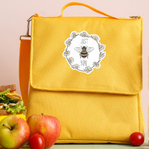 Pegatina Personalizado de contorno floral solo por ti