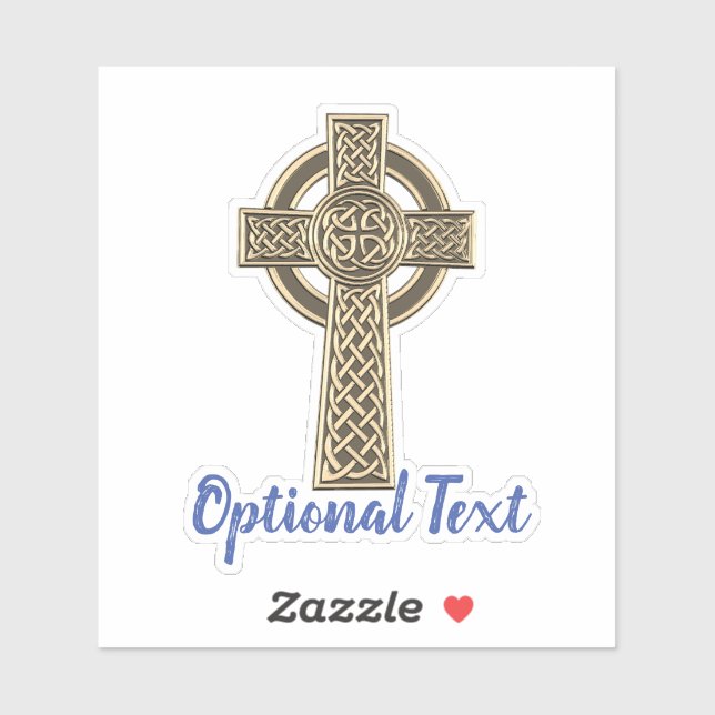Pegatina Personalizado de cruces celtas (Hoja)