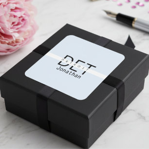 Pegatina personalizado de Detroit Michigan