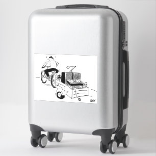 Pegatina PERSONALIZADO de DJ Mobile Disco Record
