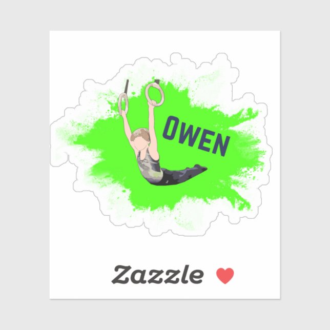 Pegatina Personalizado de Emily Richter - Owen (Hoja)