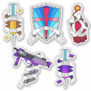 Pegatina Personalizado de Escudo de armas de juego para los