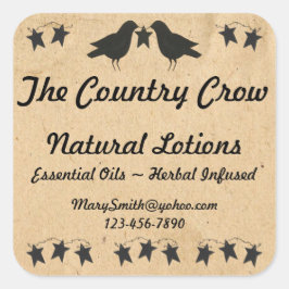 Pegatina Personalizado De Estrellas Y Crows