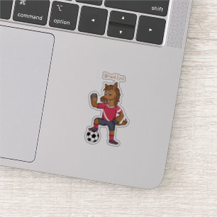 Pegatina Personalizado de fútbol divertido y divertido