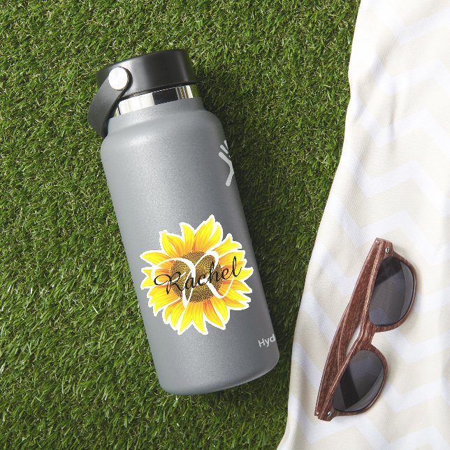 Pegatina Personalizado de girasol (HydroFlask Insitu)