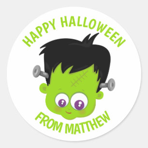 Pegatina personalizado de Halloween - Frankenstein