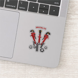 Pegatina Personalizado de humor de herramientas monstruosas