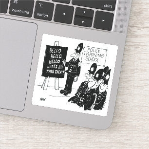 Pegatina Personalizado de la Escuela de Capacitación Polic