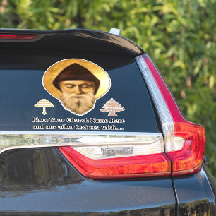 Pegatina personalizado de la iglesia maronita