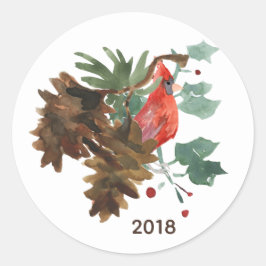 Pegatina personalizado de la paz en la naturaleza