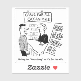 Pegatina Personalizado de la tienda de tarjetas de felicita