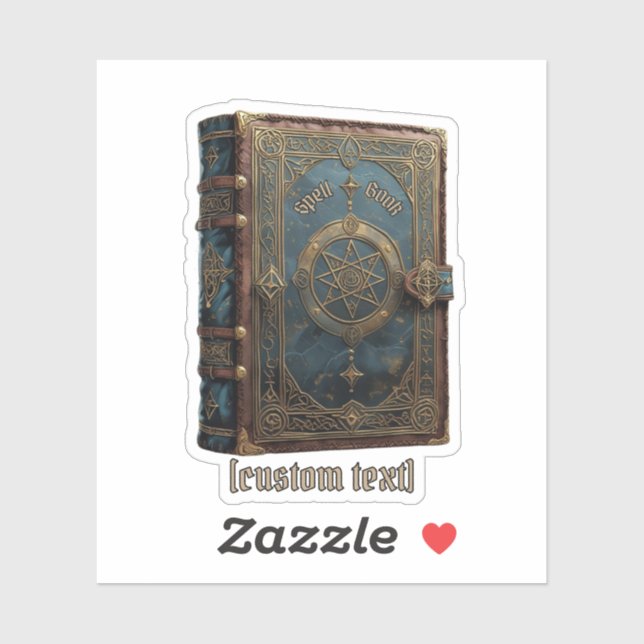 Pegatina Personalizado de libro de ortografía gótica Pegati (Hoja)