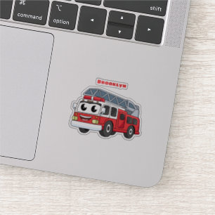 Pegatina Personalizado de motor de fuego alegre