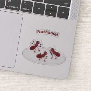 Pegatina Personalizado de patinaje sobre hielo de hormigas 