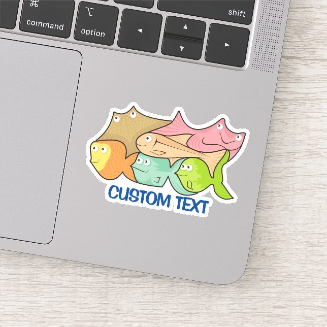 Pegatina Personalizado de pescado (Detalle)