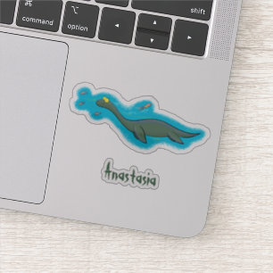 Pegatina Personalizado de plesiosaurios monstruo del mar