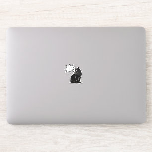 Pegatina personalizado de portátiles para gatos ne