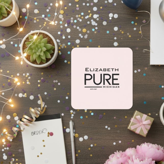 Pegatina personalizado de Pure Michigan (Pure Michigan Personalized Sticker)