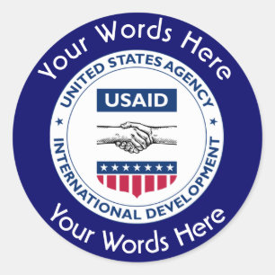 Pegatina Personalizado de USAID