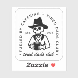 Pegatina Personalizado del club de padres tirosos amante de