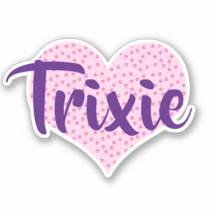 Pegatina personalizado del corazón de huella digit