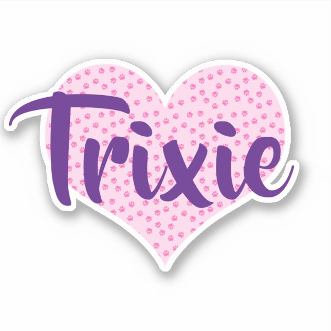 Pegatina personalizado del corazón de huella digit (Anverso)