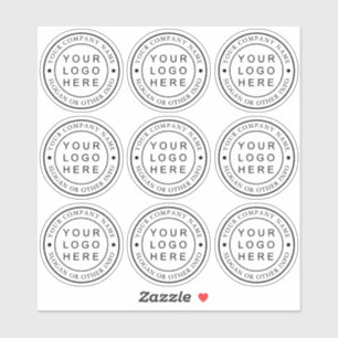 Pegatina Personalizado del logotipo de Circle Business Borr