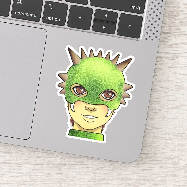 Pegatina Personalizado Dragon Chica (Detalle)