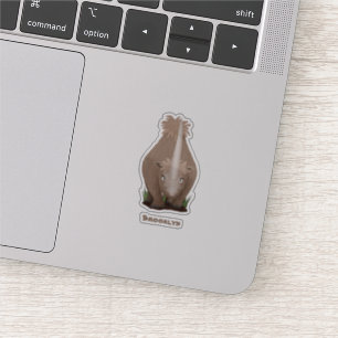 Pegatina Personalizado elasmotherium rinoceronte