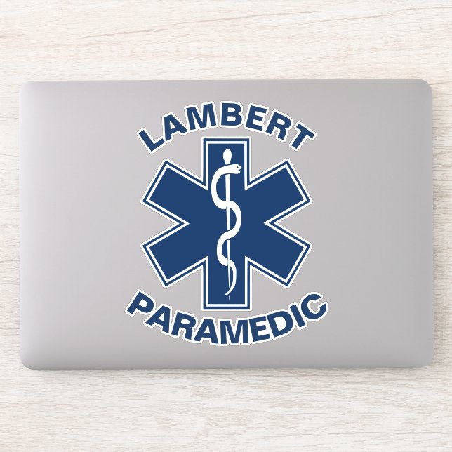 Pegatina Personalizado EMT EMS paramédico (Ordenador)